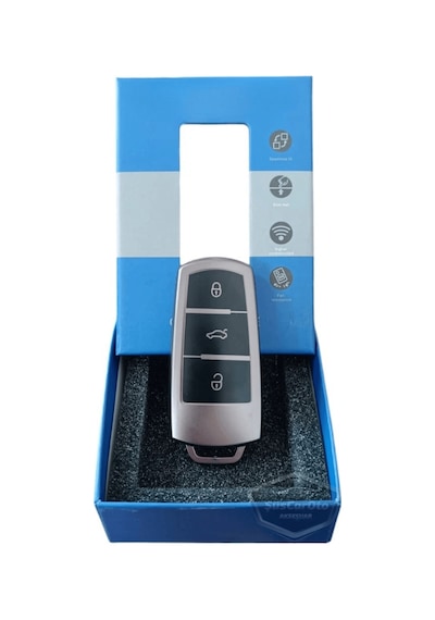 Volkswagen Passat B6 B7 Uyumlu Silikon Anahtar Kılıfı Oto Anahtar Kabı Darbe Emici Anahtarlık Koyu Titan Gri 00 Şüscaroto Aksesuar
