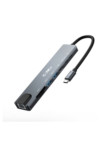Chub008-p 8in1 Windows & Mac 100w Hızlı Şarj Özellikli Çevirici Hub Çoklayıcı