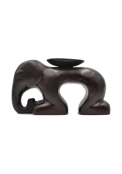 Yere Çökmüş Fil Tealight Mumluk 16 CM