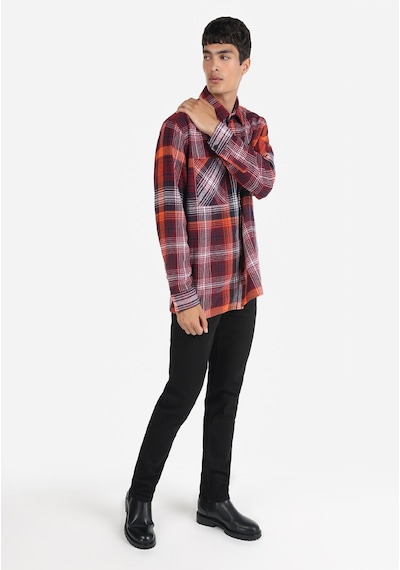 Colin's Colins Regular Fit Kareli Kırmızı Erkek Uzun Kol Gömlek Cl1064678 Kırmızı Colin's Colins Regular Fit Kareli Kırmızı Erkek Uzun Kol Gömlek Cl1064678 Kırmızı