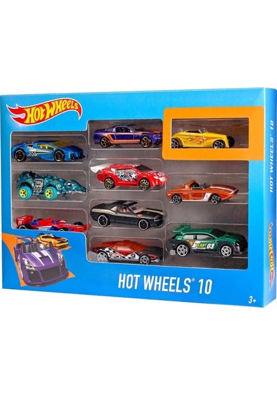 Hot Wheels Araba Seti 10 Lu 54886