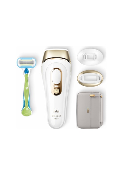 Braun Silk Expert Pro 5 PL5154 2 Başlıklı Yeni Nesil IPL Epilasyon Cihazı + Çanta