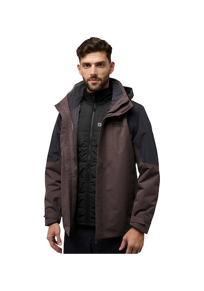 Jack Wolfskin Romberg 3in1 Erkek Outdoor Mont A61859 Peat