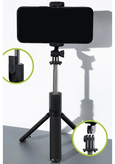 Bluetooth Uzaktan Kumandalı 15 Cm Işıklı Tripod Selfie Çubuğu Ayaklı Yeni Nesil Tripot Selfie Çubuğu
