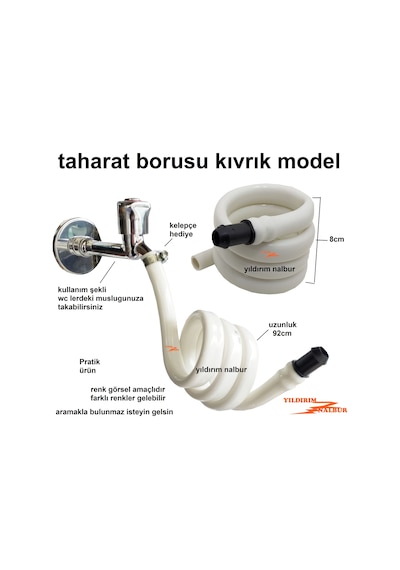 Taharat Borusu 92 Cm Taharatmatik Taharet Hortumu Musluk Hortumu
