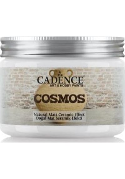 Cosmos Doğal Mat Seramik Efekt Cs-01 Beyaz 150ml