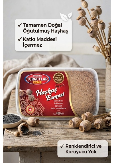 Bozkırlı Çavuşoğlu Turgutlar Bozkırlı Haşhaş Ezmesi 450 G
