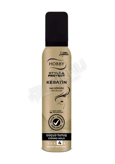 2 Adet Hobby Saç Köpüğü Keratin 150 Ml