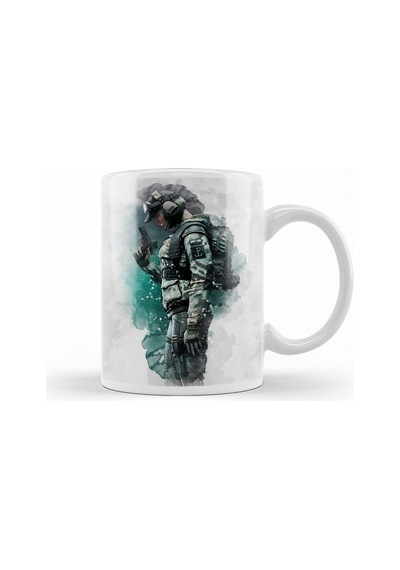 Rainbow Six Siege Ela Kupa Bardak Porselen No24400 Karışık