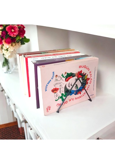 Kitap Tutacağı-kitap Rafı-metal Kitap Desteği - Kitaplık- Ev Ve