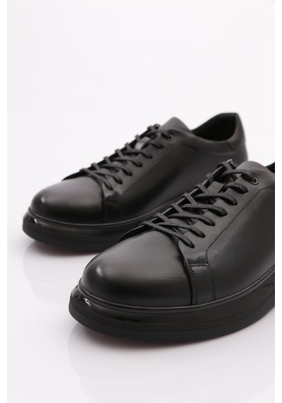 Dgn 2208 Erkek Bağcikli Sneaker 2208-2285-R1534 Siyah