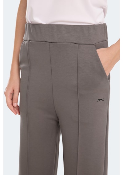 Slazenger Vılle Czg Kadın Bol Paça Koyu Gri Eşofman Altı Koyu Gri