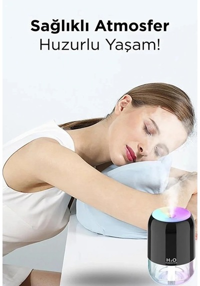 Mini Hava Nemlendirici Usb Buhar Makinesi Sessiz Masaüstü Nemlendirici