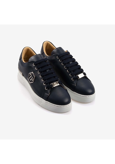 Philipp Plein Bağcıklı Erkek Spor & Sneaker Ayakkabı Usc0670 Dark Blue