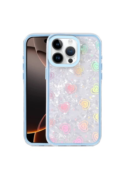 Newface Apple İphone 16 Pro Max Lumi Desenli Kapak - Mavi