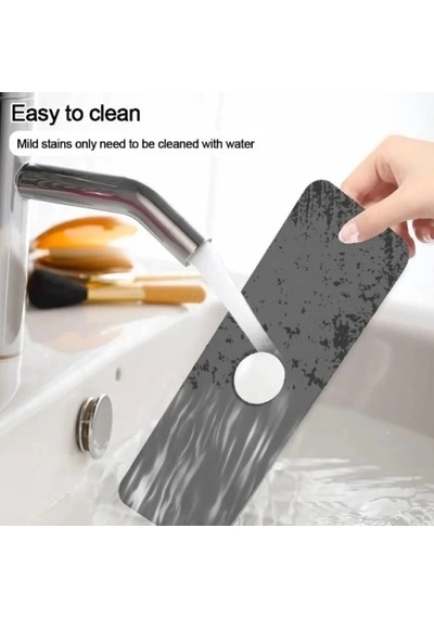 Su Emici Sihirli Lavabo Kenar Matı Siyah