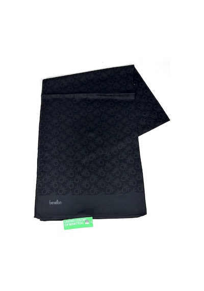 Benetton Elegante Uno Şal 1023 Siyah