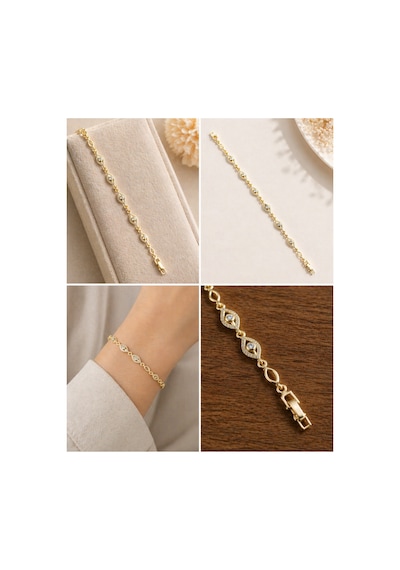 Eyes İnce Gold Göz Figürlü Taşlı İnce Bileklik Prime Koleksiyonu Xuping Altın Kaplama Altın - Beyaz - Siyah Eyes İnce Gold Göz Figürlü Taşlı İnce Bileklik Prime Koleksiyonu Xuping Altın Kaplama Altın - Beyaz - Siyah