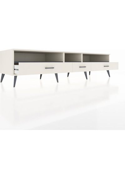 Kronos Tv Ünitesi 3 Raflı 3 Çekmeceli 220x59x51 Aytaşı-antrasit/aytaşı Antrasıt/aytası - Aytası Kronos Tv Ünitesi 3 Raflı 3 Çekmeceli 220x59x51 Aytaşı-antrasit/aytaşı Antrasıt/aytası - Aytası