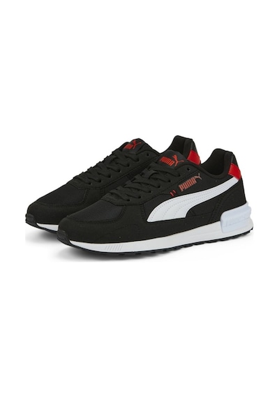 Puma Graviton Jr Kadın Siyah Sneaker 38198711 Siyah - Kırmızı