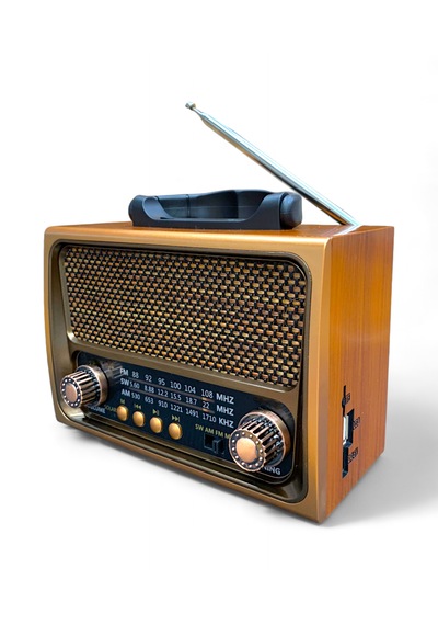 Rt-675 Nostaljik Solar Panelli Radyo 3 Bant Trend Nostalji Radyo