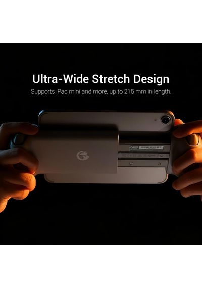 G8 Plus Mfi Gamepad, İphone 15/16/17/ipad Mini Ve Android İçin, İpad Gamepad, Hall Çubukları/tetikleyicileri, İki Arka Düğme, Genshin Impact, Pubg Mobile, Minecraft