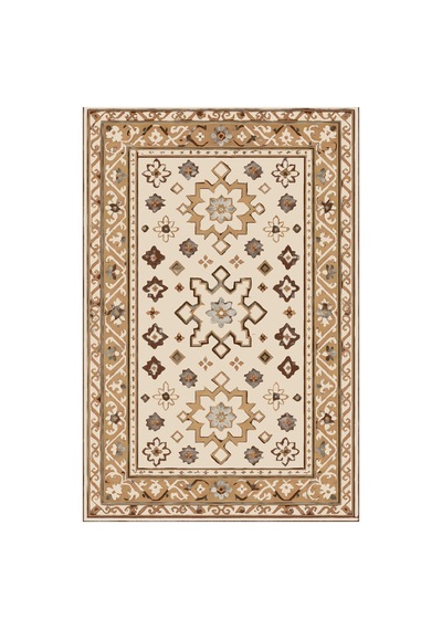 Kartela Halı Rustik Halı Jüt Taban Dokuma Halı Bej - 180 X 270 Cm