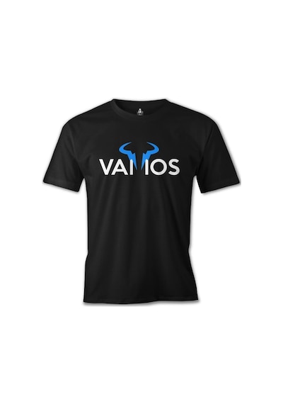Tenis - Vamos Siyah Erkek Tshirt