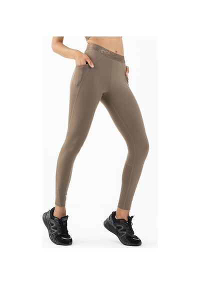 Maraton Active Slimfit Kadın Fitness Kakao Tayt 21974-kakao Kahverengi