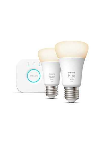 Philips Hue Beyaz Akıllı Başlangıç Seti 2'li Bluetooth Özellikli Akıllı Ampul Beyaz