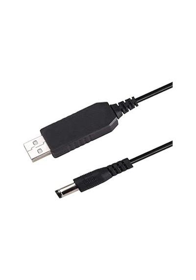 USB Barrel Jack Voltaj Yükseltici (Giriş 5V, Çıkış 12V)