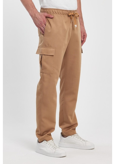 Alexander Gardi Alexandergardı Beli Lastikli Erkek Kargo Pantolon E24-51204-erkk Camel