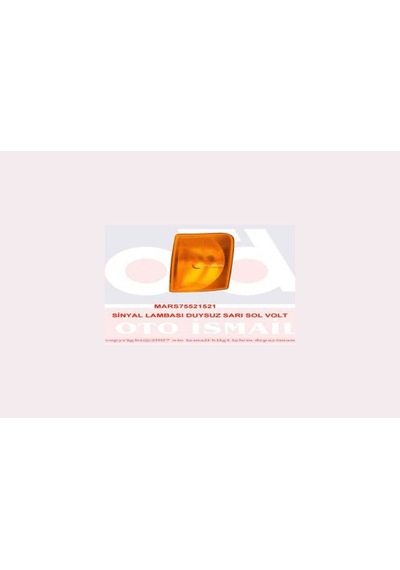 Sinyal - 118 - Lambası Sol Sarı Duysuz Volkswagen Volt Lt35 - Almparca - 1998-2003