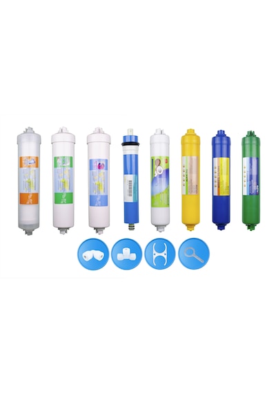 Su Arıtma Cihazı Membranlı İnline 8'li Filtre Set