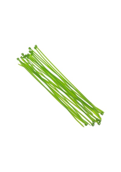 Yeşil Plastik Kablo Bağı 200mm X 2.5mm 20 Adet Dayanıklı Cırt Kelepçe Kablo Düzenleme V Standart
