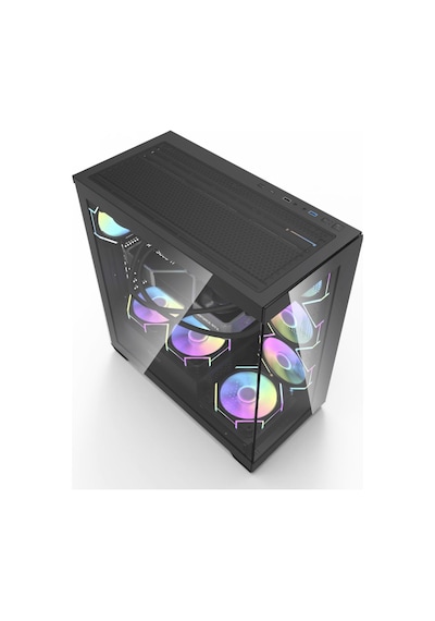 Aıgo Ds900 At-750w 80+ Bronze Usb3.0 Type-c 4 12cm Fan Temperli Cam Siyah Atx Kasa