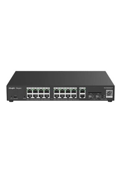 Ruijie-reyee Rg-es220gs-p 16 Port Poe+ 10-100-1000 Mbps + 2 Port Sfp + 2 Port Uplink Yönetilebilir