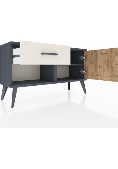 Arges Şifonyer Tek Raflı Tek Çekmeceli Tek Kapaklı 88x30x48 Antrasit-çam/aytaşı Çam/aytaşı Arges Şifonyer Tek Raflı Tek Çekmeceli Tek Kapaklı 88x30x48 Antrasit-çam/aytaşı Çam/aytaşı