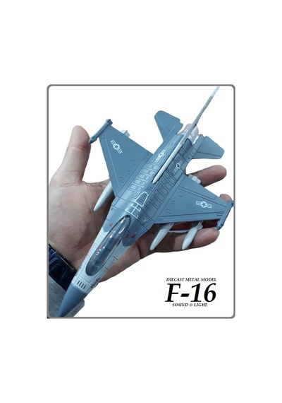 F16 Metal Uçak Cobra Fighter Aırforce 5.Nesil Savaş Uçağı