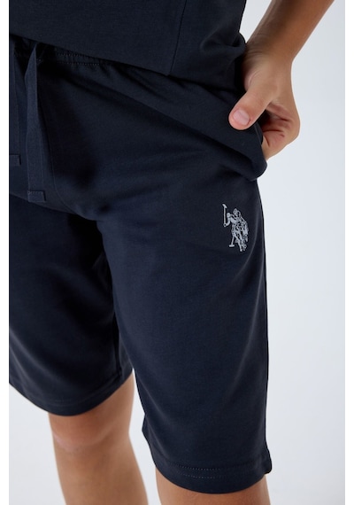 U.s. Polo Assn. Erkek Çocuk Siyah Bermuda Takım Us2425-c-v2 Siyah