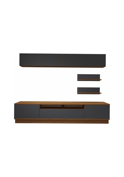 Decoraktiv Trendstyle 5s Mdf Tv Ünitesi Tv Sehpası Ceviz - Antrasit