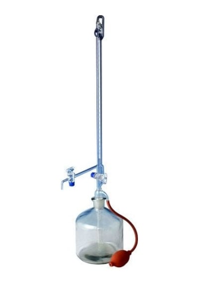 Otomatik Büret Cam Musluklu Şeffaf 25 Ml