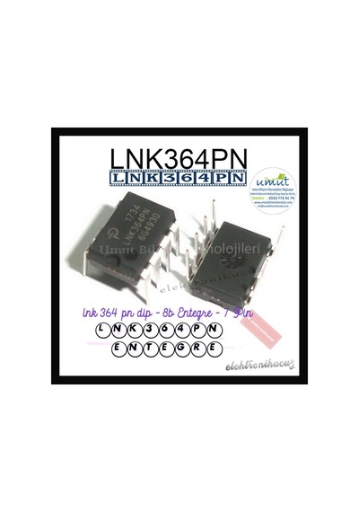Umut Bilişim Tekonolojileri - Lnk 364Pn Entegre 4Pin+3Pin LNK364PN Entegre
