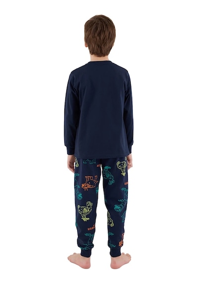 Rolypoly Rp3671-2 Erkek Çocuk Kışlık İkili Pijama Takım Lacivert