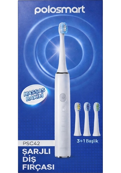 Polosmart PSC42 Şarjlı Diş Fırçası + Başlık 3'lü