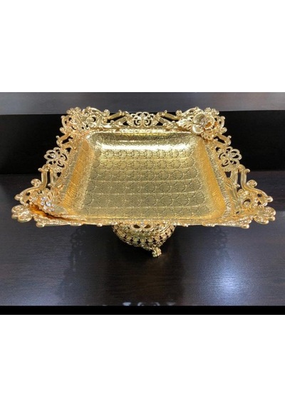 Gold Kristal Taşlı Çikolatalık Meyvelik Lkm-159