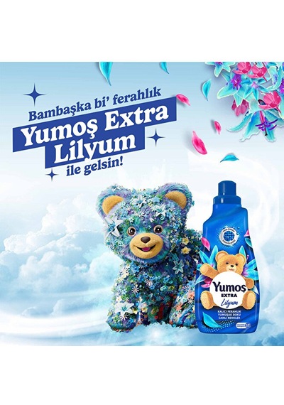 Yumoş Extra Konsantre Çamaşır Yumuşatıcısı Lilyum 1440 Ml 60 Yıka 3'lü Set