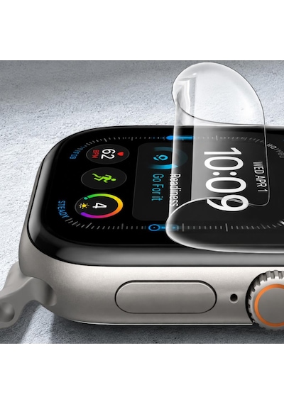 Apple Watch Series 12 46mm İle Uyumlu Ekran Koruyucu A3587 Tpu Şeffaf Çizilmeye Dayanıklı Esnek Yapı 2 Adet