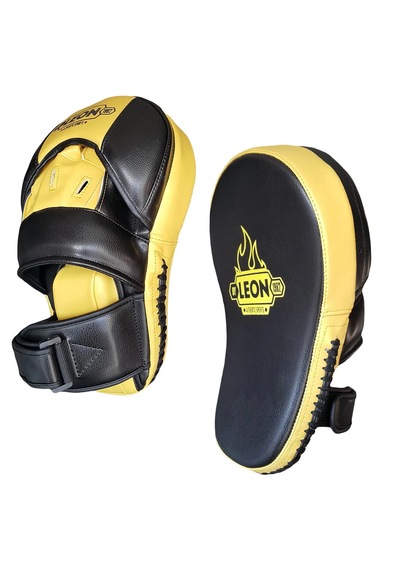 Leon Master Profesyonel Kick-boks Ve Muay Thai El Lapası Sarı Siy