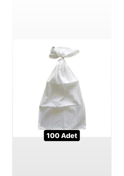 Hamam Köpük Torbası 100 Adet Doğal Hamam Torbası Pamuk Köpük Torbası Duş Beyaz